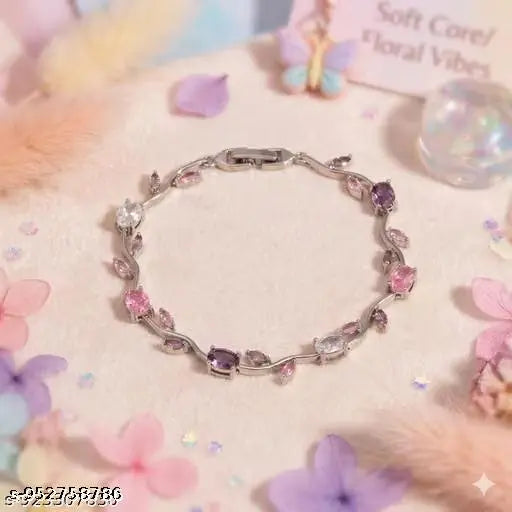 Tulip Vine Crystal Bracelet