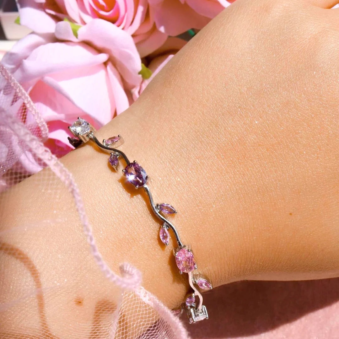 Tulip Vine Crystal Bracelet