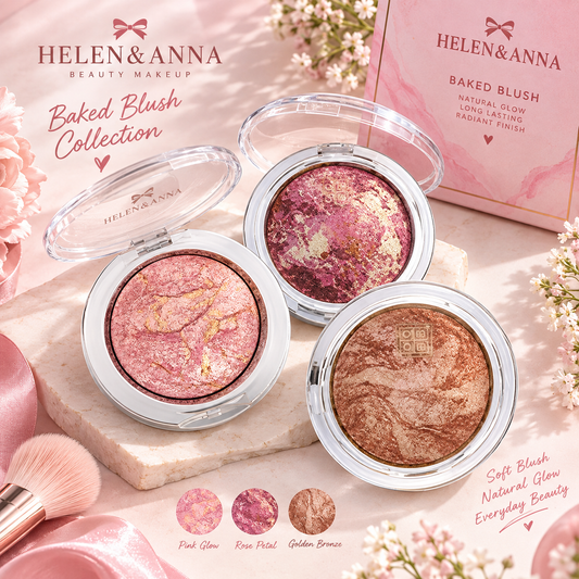 Miss Rose Marble Baked Blush Collection