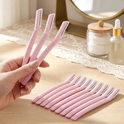 Pink Eyebrow Razor Set (Pack of 12)