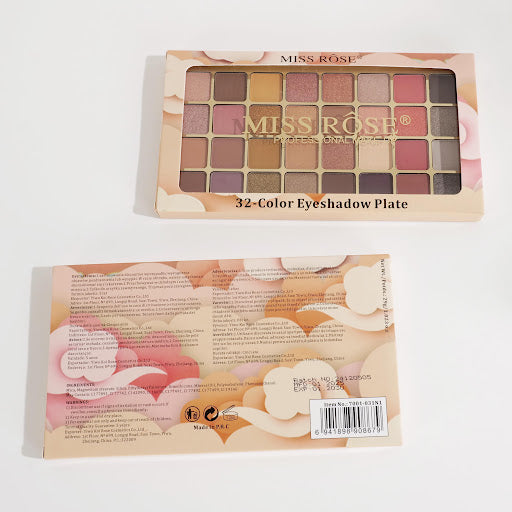 Miss Rose 32-Color Eyeshadow Palette